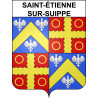 Saint-Étienne-sur-Suippe 51 ville sticker blason écusson autocollant adhésif