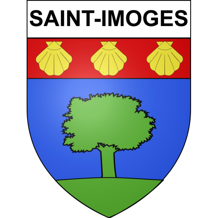 Saint-Imoges Sticker wappen, gelsenkirchen, augsburg, klebender aufkleber