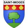 Saint-Imoges 51 ville sticker blason écusson autocollant adhésif