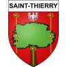 Saint-Thierry 51 ville sticker blason écusson autocollant adhésif