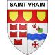 Saint-Vrain 51 ville sticker blason écusson autocollant adhésif