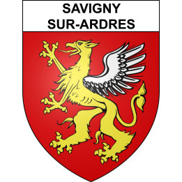 Stickers coat of arms Savigny-sur-Ardres adhesive sticker