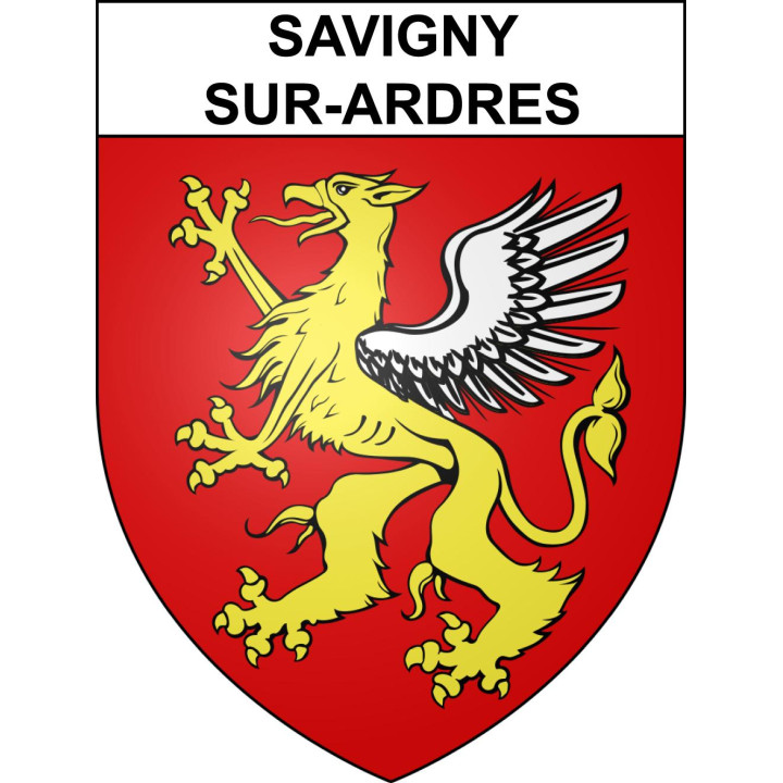 Stickers coat of arms Savigny-sur-Ardres adhesive sticker