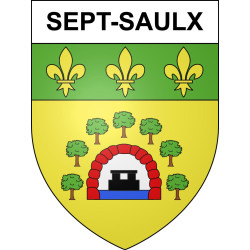 Adesivi stemma Sept-Saulx adesivo