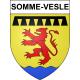 Somme-Vesle 51 ville sticker blason écusson autocollant adhésif