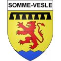 Stickers coat of arms Somme-Vesle adhesive sticker