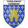 Thiéblemont-Farémont Sticker wappen, gelsenkirchen, augsburg, klebender aufkleber