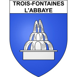 Adesivi stemma Trois-Fontaines-l'Abbaye adesivo