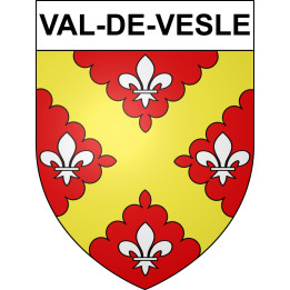 Val-de-Vesle Sticker wappen, gelsenkirchen, augsburg, klebender aufkleber