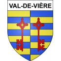 Val-de-Vière Sticker wappen, gelsenkirchen, augsburg, klebender aufkleber