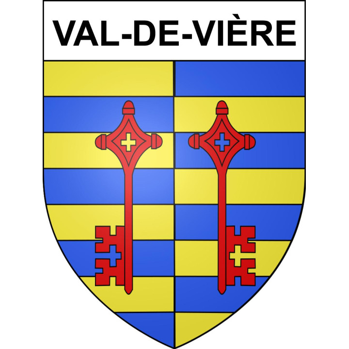 Val-de-Vière 51 ville sticker blason écusson autocollant adhésif