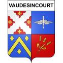 Stickers coat of arms Vaudesincourt adhesive sticker
