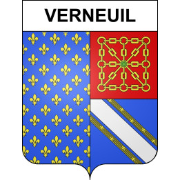 Verneuil Sticker wappen, gelsenkirchen, augsburg, klebender aufkleber