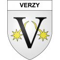 Stickers coat of arms Verzy adhesive sticker
