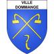 Stickers coat of arms Ville-Dommange adhesive sticker