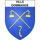 Ville-Dommange 51 ville sticker blason écusson autocollant adhésif