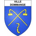 Ville-Dommange Sticker wappen, gelsenkirchen, augsburg, klebender aufkleber