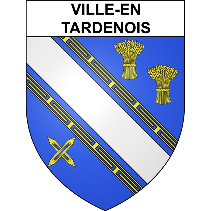 Ville-en-Tardenois 51 ville sticker blason écusson autocollant adhésif