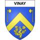 Vinay 51 ville sticker blason écusson autocollant adhésif