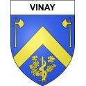 Stickers coat of arms Vinay adhesive sticker
