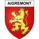 Aigremont Sticker wappen, gelsenkirchen, augsburg, klebender aufkleber
