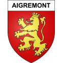 Aigremont 52 ville sticker blason écusson autocollant adhésif