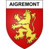 Aigremont 52 ville sticker blason écusson autocollant adhésif