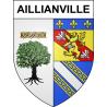 Aillianville 52 ville sticker blason écusson autocollant adhésif