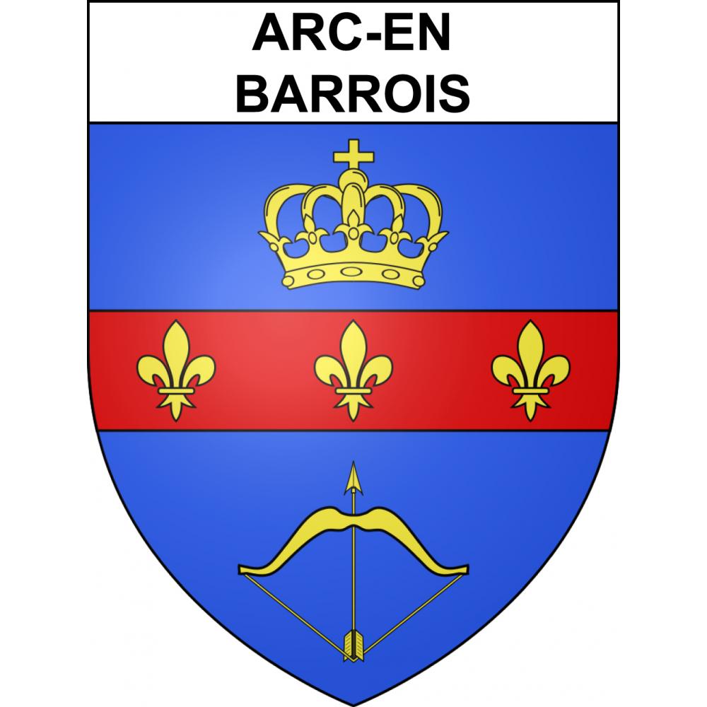 Arc-en-Barrois 52 ville sticker blason écusson autocollant adhésif