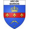 Arc-en-Barrois 52 ville sticker blason écusson autocollant adhésif