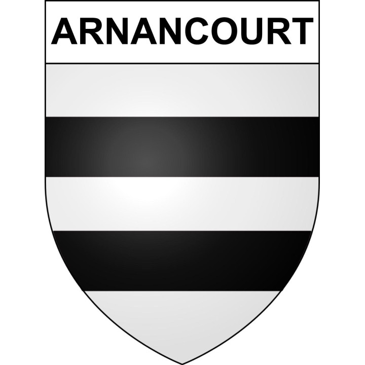 Arnancourt 52 ville sticker blason écusson autocollant adhésif