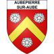 Aubepierre-sur-Aube 52 ville sticker blason écusson autocollant adhésif