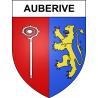 Auberive Sticker wappen, gelsenkirchen, augsburg, klebender aufkleber