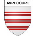 Avrecourt 52 ville sticker blason écusson autocollant adhésif