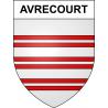 Pegatinas escudo de armas de Avrecourt adhesivo de la etiqueta engomada
