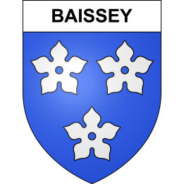 Baissey 52 ville sticker blason écusson autocollant adhésif