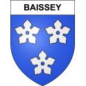 Stickers coat of arms Baissey adhesive sticker