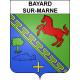 Bayard-sur-Marne Sticker wappen, gelsenkirchen, augsburg, klebender aufkleber