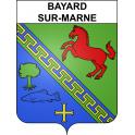 Bayard-sur-Marne 52 ville sticker blason écusson autocollant adhésif