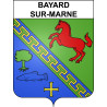 Bayard-sur-Marne Sticker wappen, gelsenkirchen, augsburg, klebender aufkleber