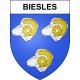 Pegatinas escudo de armas de Biesles adhesivo de la etiqueta engomada