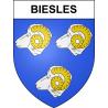 Biesles Sticker wappen, gelsenkirchen, augsburg, klebender aufkleber