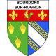 Bourdons-sur-Rognon Sticker wappen, gelsenkirchen, augsburg, klebender aufkleber