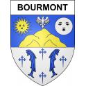 Stickers coat of arms Bourmont adhesive sticker