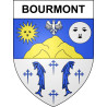 Bourmont Sticker wappen, gelsenkirchen, augsburg, klebender aufkleber