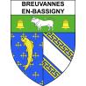 Stickers coat of arms Breuvannes-en-Bassigny adhesive sticker