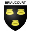Briaucourt 52 ville sticker blason écusson autocollant adhésif