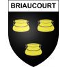 Pegatinas escudo de armas de Briaucourt adhesivo de la etiqueta engomada