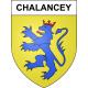 Chalancey 52 ville sticker blason écusson autocollant adhésif