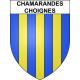 Chamarandes-Choignes 52 ville sticker blason écusson autocollant adhésif